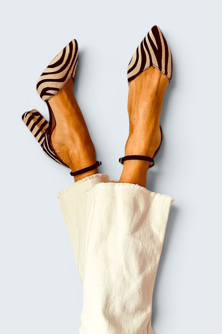 Bianca – Zebra Chic Pumps